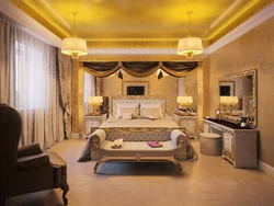 Photo golden bedroom