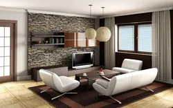 Blocks in the living room interior