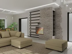 Blocks in the living room interior