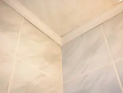 Tavan fotoşəkili banyoda plinth