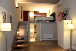 Two-level bedroom design photo