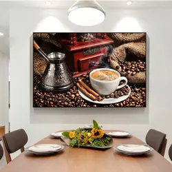 Кухня в кофейном стиле фото