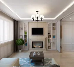 Living Room Design 30 M With Fireplace