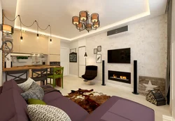 Living Room Design 30 M With Fireplace