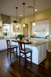 Light bulbs in the kitchen interior