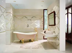 Bathtub With Large Tiles Photo