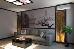 Living room in Japanese style photo