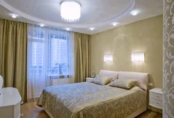 Single-Level Stretch Ceiling Design In The Bedroom