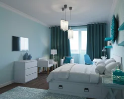 Gray Blue Bedroom Photo