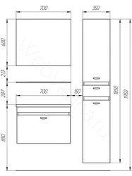 Bathroom mirror height photo