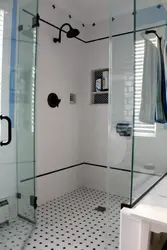 Bathroom renovation without bathtub and shower photo