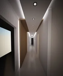 Photo Of Suspended Ceilings With Lighting In The Hallway
