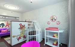 Room for children in a one-room apartment photo