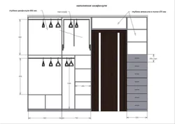 Design Of Hallway Wardrobes Scheme