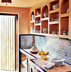 Oriental kitchen interior photo