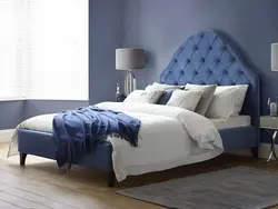 Mavi yataq otağı fotoşəkili ilə interyer