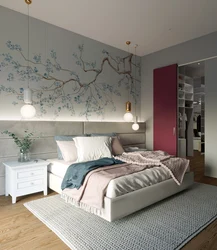 Modern bedroom interior decor