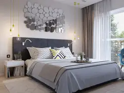 Modern bedroom interior decor