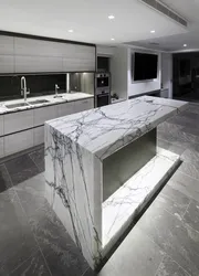 Marble In The Kitchen Interior