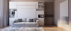 Шкаф кровать в интерьере квартиры