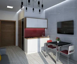 Studio Apartment Design 20 Sq M With Balcony