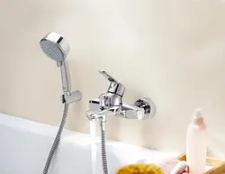 Bath mixer with shower photo