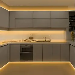 Kitchens With LED Lighting Photo