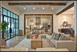 Modern Living Rooms In Cottages Photo