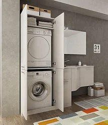 How To Install A Washing Machine In The Bathroom Photo