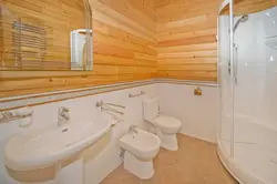 Ванная Комната Из Пластиковых Панелей Дизайн В Деревянном Доме