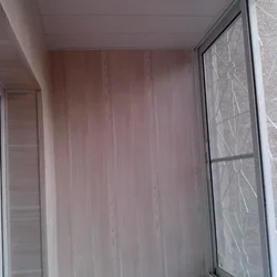 Covering The Loggia With MDF Panels Photo