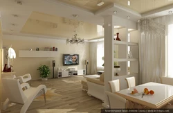 Design partition hall kitchen