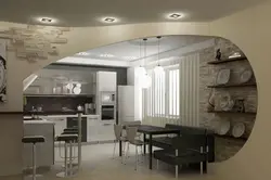 Design Partition Hall Kitchen