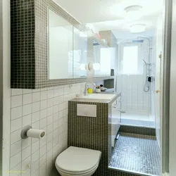 Дизайн маленьких ванн с душевой кабиной совмещенной с туалетом фото