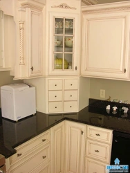 Kitchens with corner cabinet pencil case photo