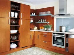 Kitchens With Corner Cabinet Pencil Case Photo