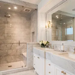 Bathroom Beige Marble Photo