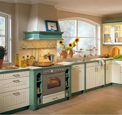 Country style kitchen design for home