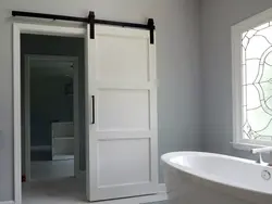 Interior Doors To The Bathroom And Toilet Photo