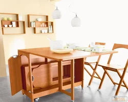 Photo of transformable tables for the kitchen