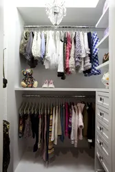 Wardrobes for outerwear and shoes photo