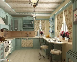 Provence in the kitchen interior is like