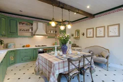 Provence in the kitchen interior is like