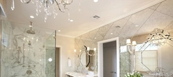 Mirrored bathroom interiors