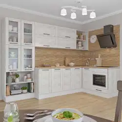 Nevel kitchen in the interior