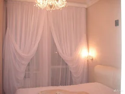 Veil in the bedroom interior