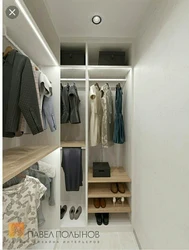 Dressing room in the pantry real photos