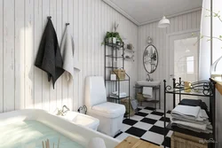 Scandinavian style in the bathroom interior
