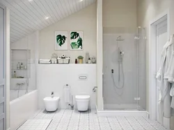 Скандинавский ванная комната дизайн фото