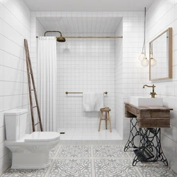 Scandinavian bathroom design photo